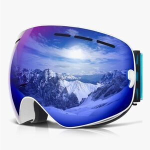 New Copozz Youth/ Big Kids/ Small Adult Ski Goggles